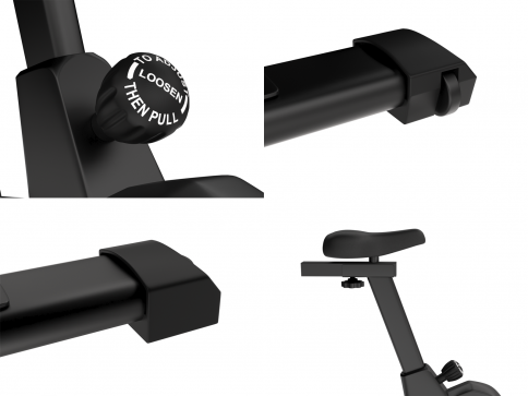 Велотренажер UNIXFIT BL-390 (коврик 130 см в комплекте) - 10